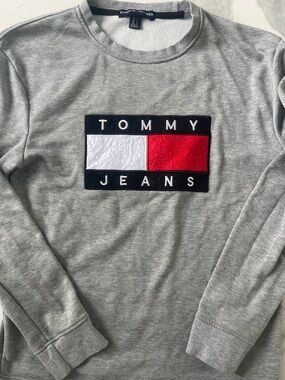 CLASSIC 1990S TOMMY HILFIGER “TOMMY JEANS” logo crewneck sweatshirt